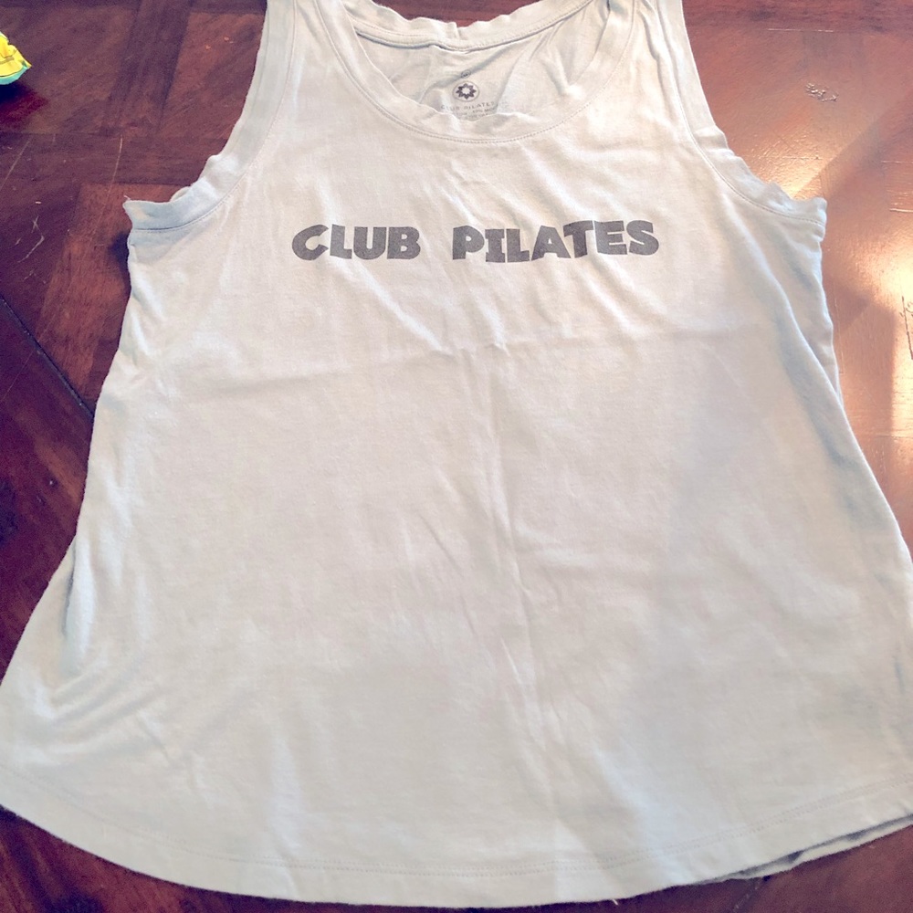 Club Pilates Tank Small in light blue color
